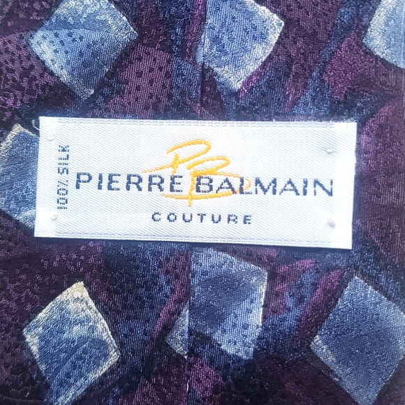 SALE! Two for $36  100% Silk Tie, Pierre Balmain - Picture 3 of 4